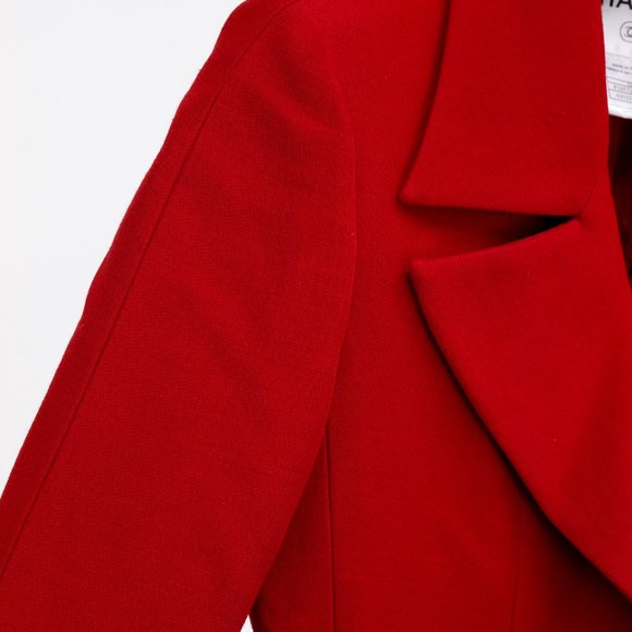 Chanel 01A Red Wool Blazer - Picture 6 of 13